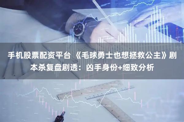 手机股票配资平台 《毛球勇士也想拯救公主》剧本杀复盘剧透：凶手身份+细致分析
