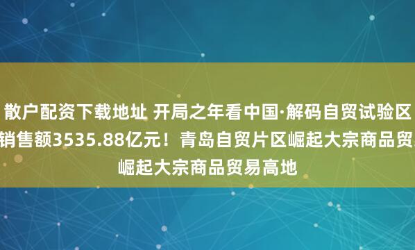 散户配资下载地址 开局之年看中国·解码自贸试验区 | 一年销售额3535.88亿元！青岛自贸片区崛起大宗商品贸易高地
